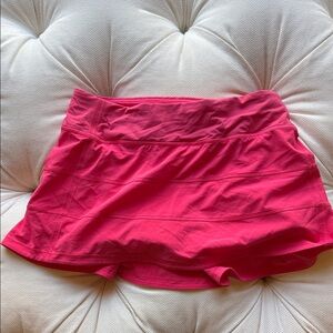 Lululemon Pace Rival tennis Athletic Skort- coral